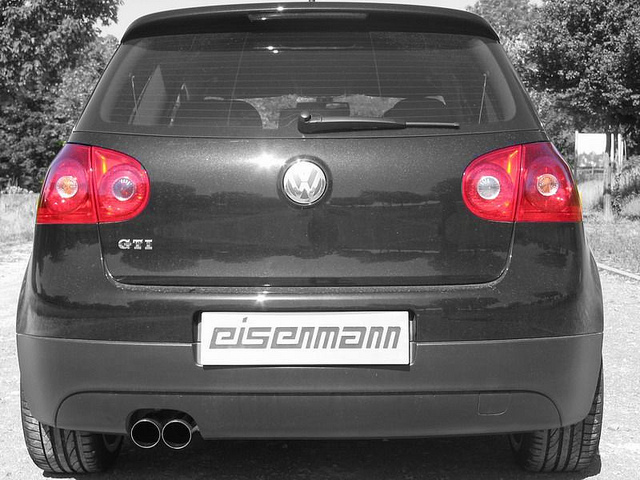 Sportuitlaat Eisenmann 2x83mm Golf 5